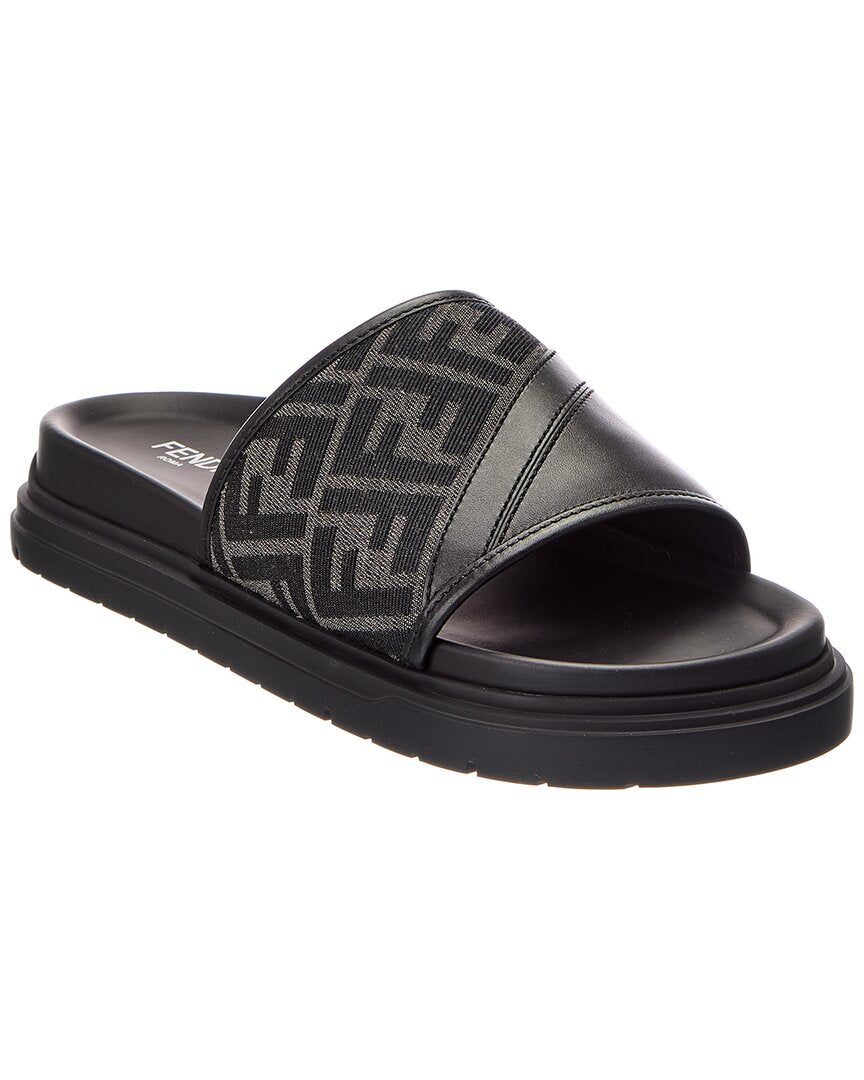 FENDI Fendi Leather Slide
