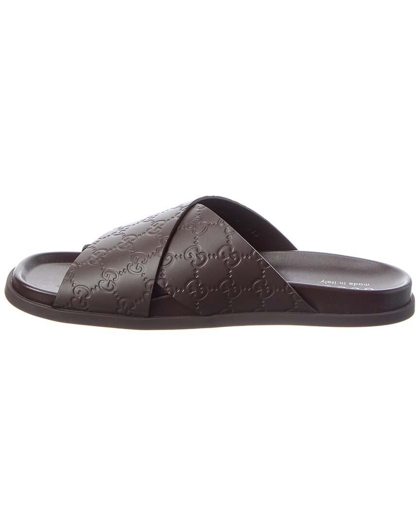Gucci Gucci Gg Leather Sandal