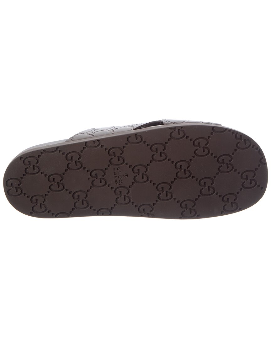 Gucci Gucci Gg Leather Sandal