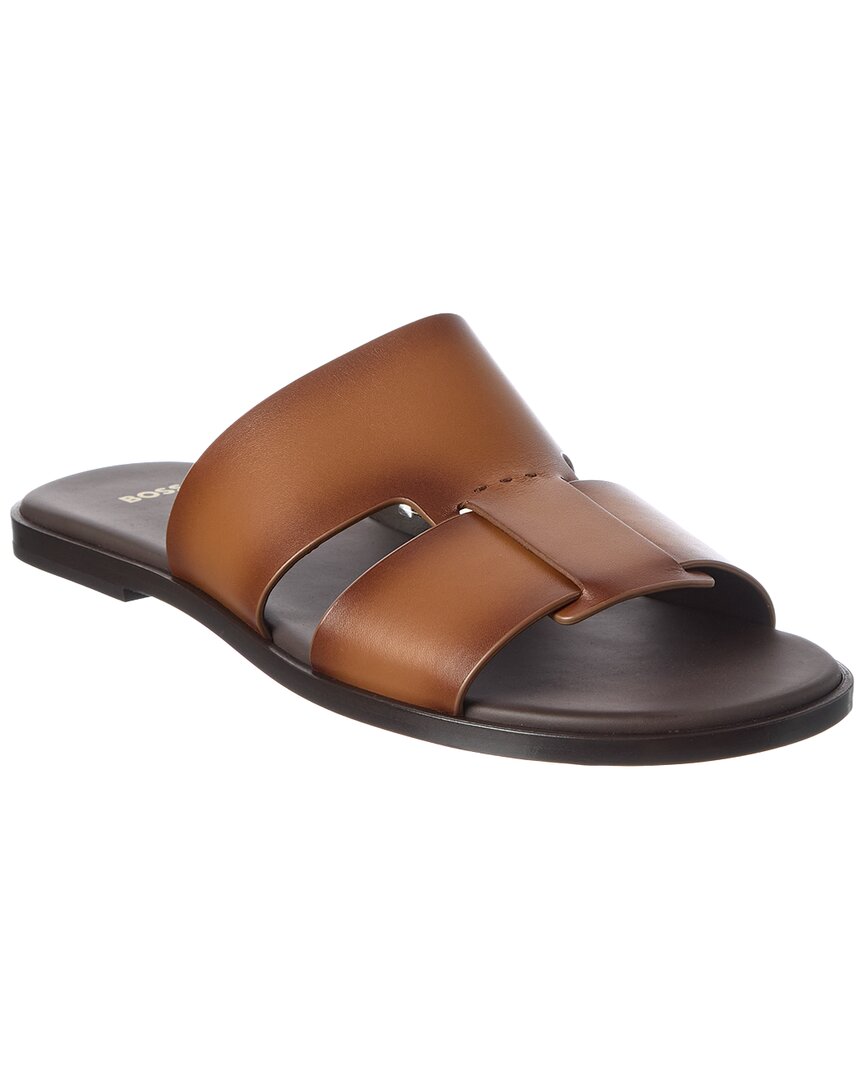 Hugo Boss Boss Hugo Boss Kael Leather Slide