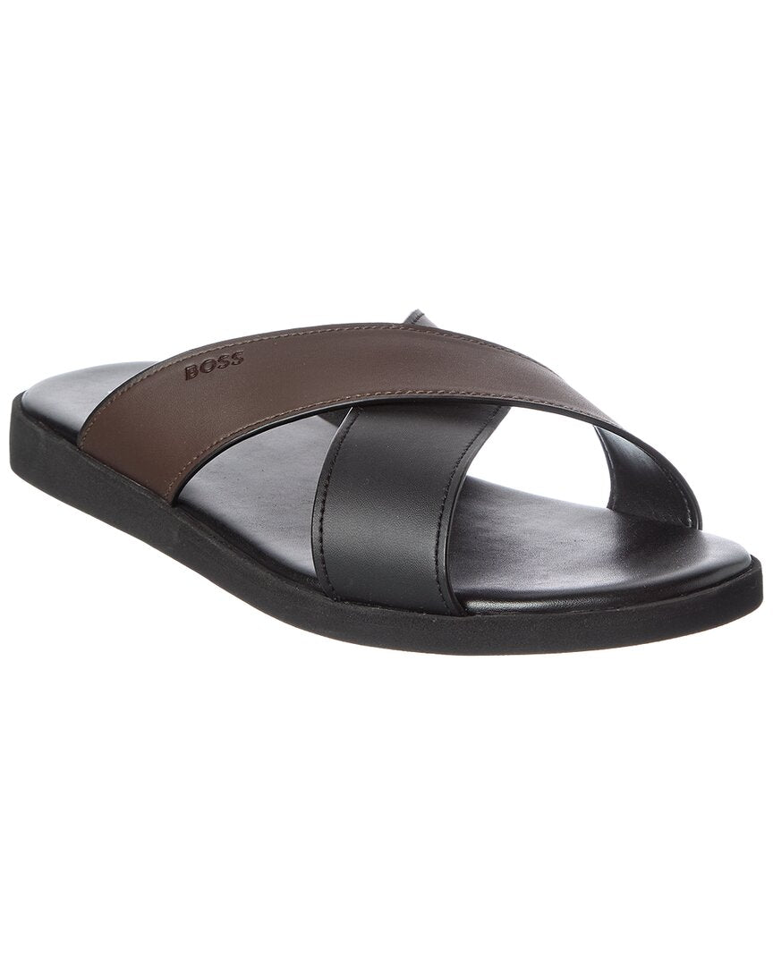 Hugo Boss Boss Hugo Boss Darrel Leather Slide