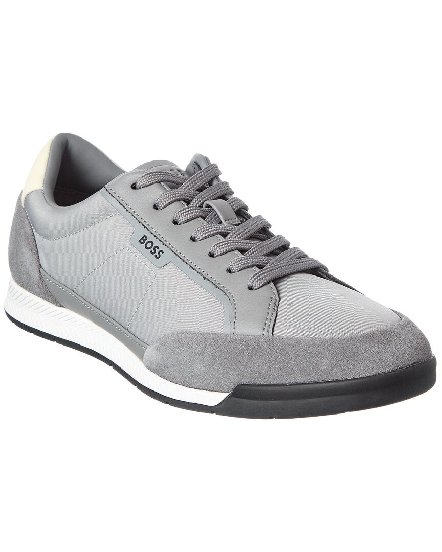Hugo Boss Boss Hugo Boss Nitan Suede-Trim Sneaker