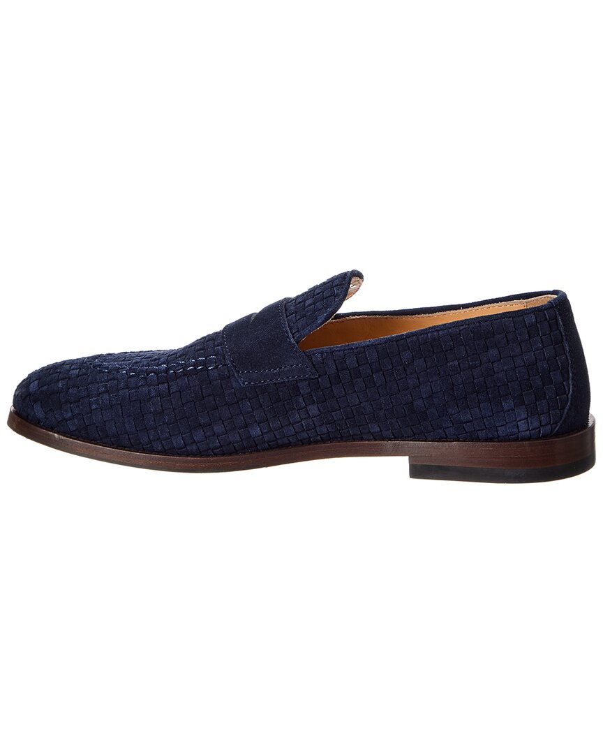 Brunello Cucinelli Brunello Cucinelli Woven Suede Loafer