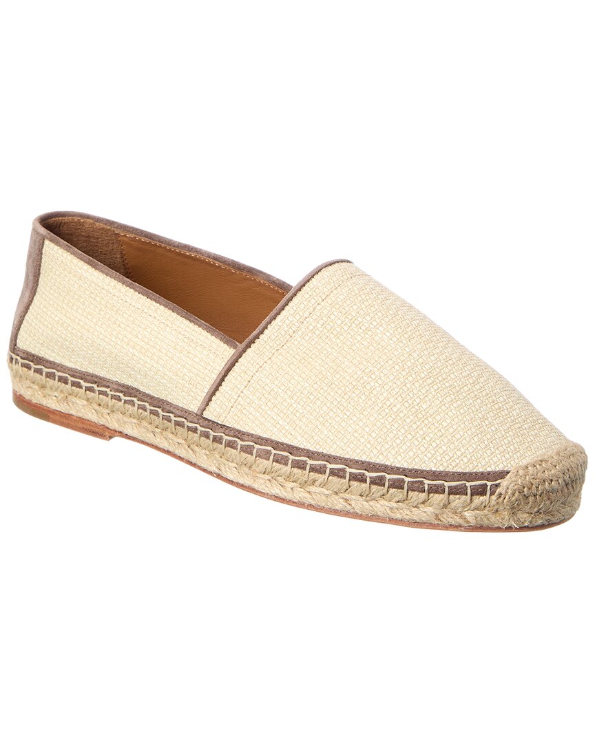 Brunello Cucinelli Brunello Cucinelli Suede & Raffia Espadrille