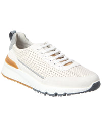 Brunello Cucinelli Brunello Cucinelli Suede & Leather Sneaker