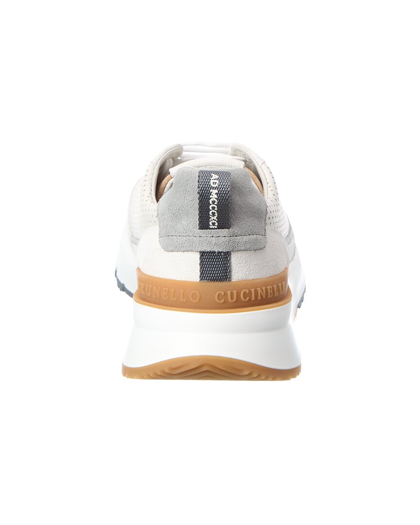 Brunello Cucinelli Brunello Cucinelli Suede & Leather Sneaker