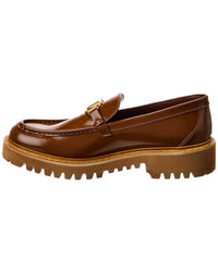 Valentino Vlogo Signature Leather Loafer