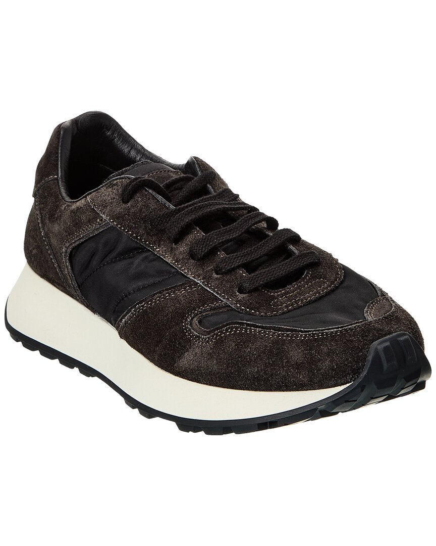 Common Projects Track 76 Nylon & Leather Sneaker Grey Multi