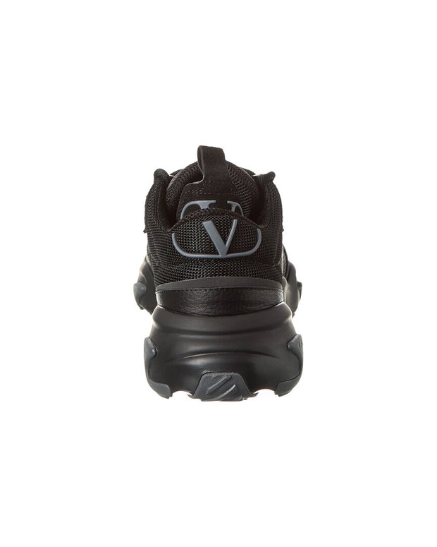 Valentino Mesh & Leather Sneaker