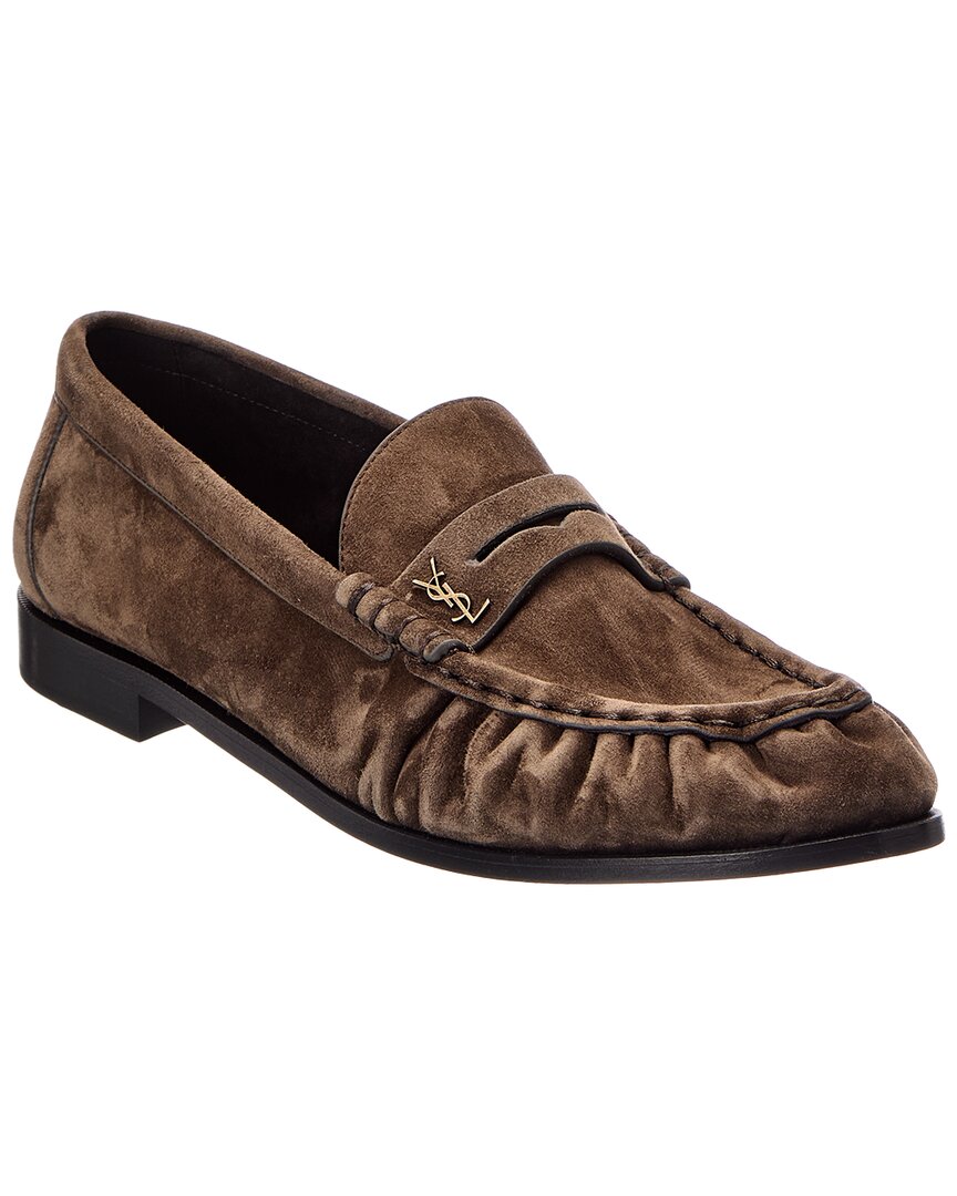 Saint Laurent Saint Laurent Le Supple Suede Loafer