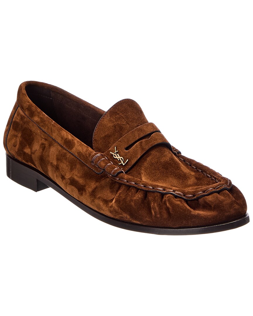 Saint Laurent Saint Laurent Le Supple Suede Loafer