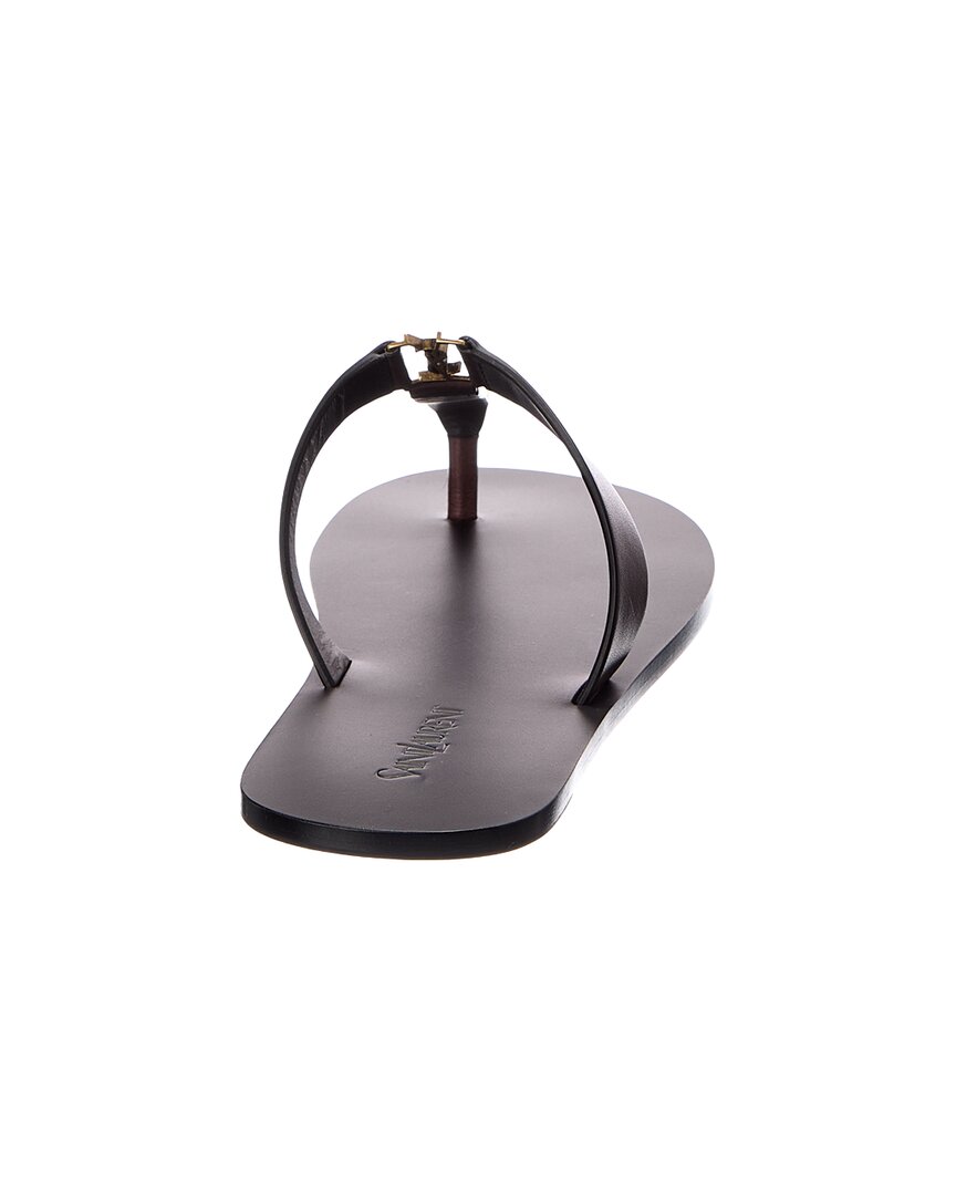 Saint Laurent Saint Laurent Babylone Leather Sandal