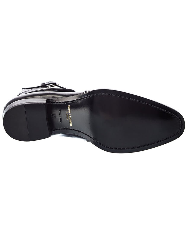Saint Laurent Wyatt 30 Jodhpur Leather Boot
