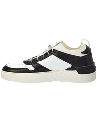 TOD's Tod's N. Maglia Cassetta Leather & Canvas Sneaker