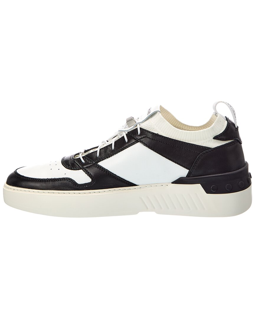 TOD's Tod's N. Maglia Cassetta Leather & Canvas Sneaker