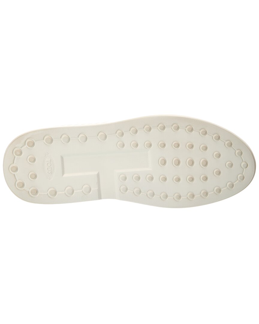 TOD's Tod's N. Maglia Cassetta Leather & Canvas Sneaker