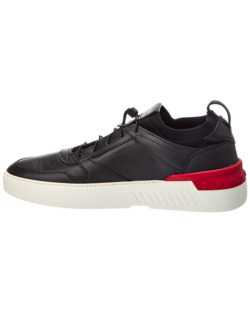 TOD's Tod's N. Maglia Cassetta Leather & Canvas Sneaker