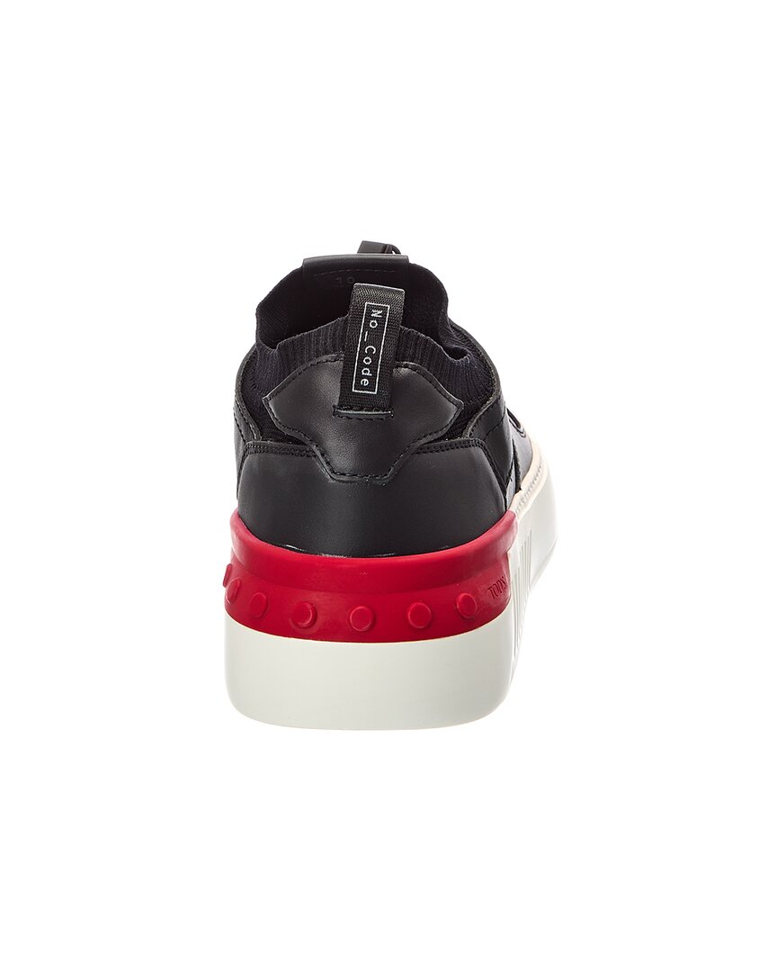 TOD's Tod's N. Maglia Cassetta Leather & Canvas Sneaker
