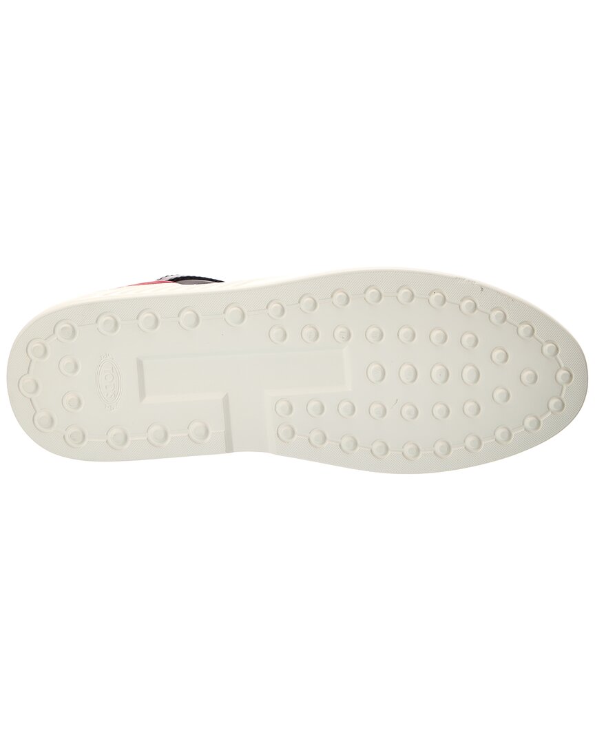 TOD's Tod's N. Maglia Cassetta Leather & Canvas Sneaker