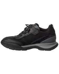 Brioni Brioni Crossing Suede-Trim Low-Top Sneaker