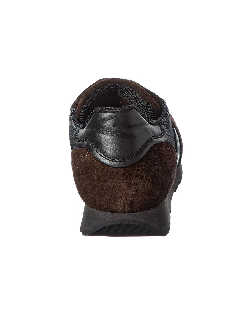 Brioni Brioni Suede-Trim Runner Sneaker