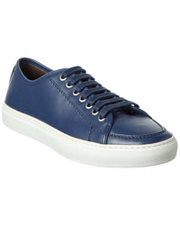Brioni Brioni Leather Low-Top Tennis Sneaker