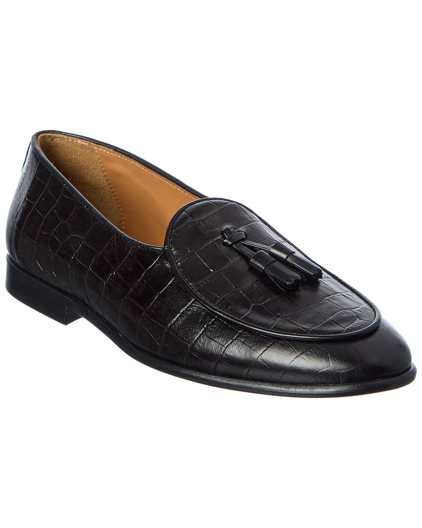 J.McLaughlin J.Mclaughlin Oskar Crocodile Leather Loafer