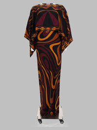 Pucci Women Abito In Seta Con Stampa "Marmo"