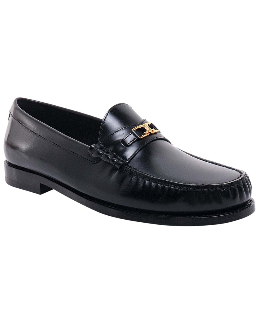 CELINE Celine Luco Triomphe Leather Loafer