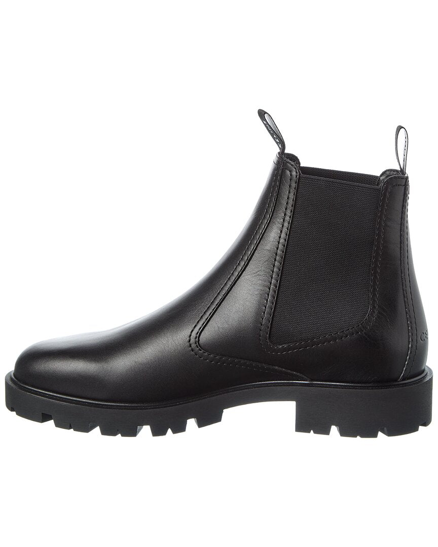 CELINE Celine Margaret Leather Chelsea Boot