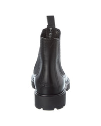 CELINE Celine Margaret Leather Chelsea Boot