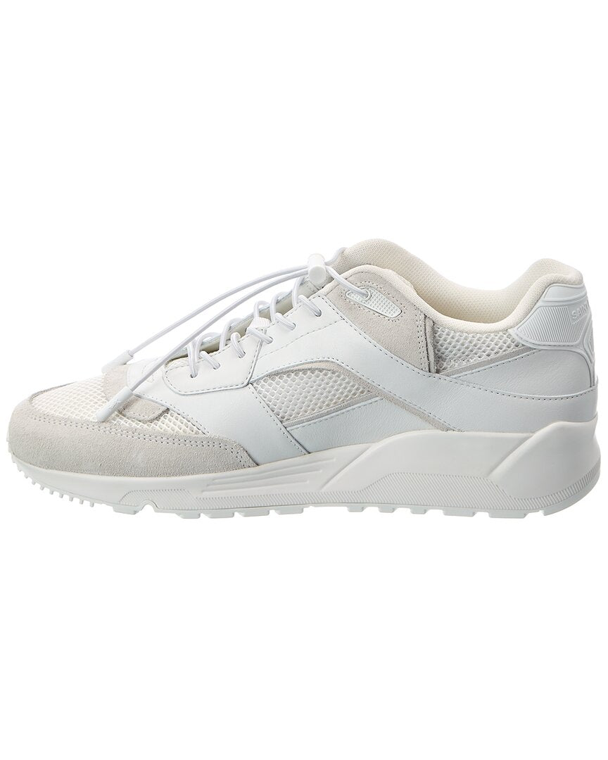 Saint Laurent Bump Leather & Suede Sneaker
