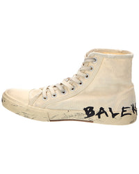 Balenciaga Balenciaga Paris High Top Canvas Sneaker