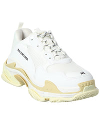 Balenciaga Balenciaga Triple S Leather & Canvas Sneaker
