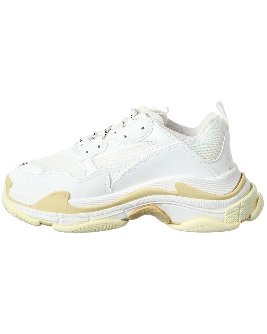 Balenciaga Balenciaga Triple S Leather & Canvas Sneaker