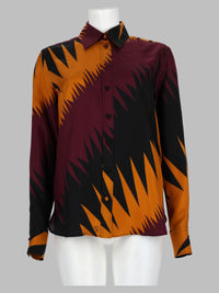 Pucci Women Camicia In Seta Con Stampa "Drago"