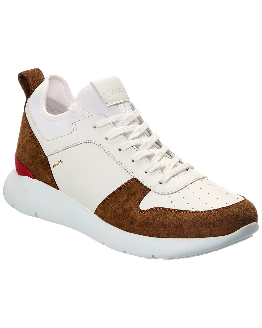 Isaia Isaia Amalfi Leather Sneaker