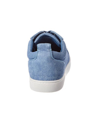 Christian Louboutin Christian Louboutin Louis Junior Spikes Canvas & Leather Sneaker