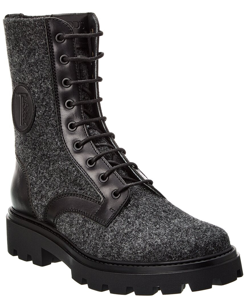 TOD's Tod's Felt & Leather Boot