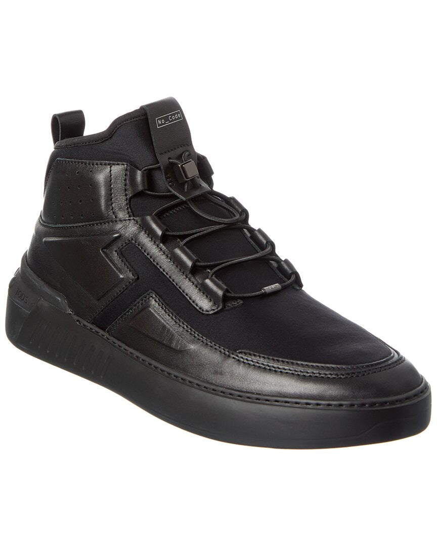 TOD's Tod's Mid Top Cassetta Leather Sneaker