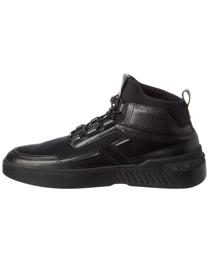 TOD's Tod's Mid Top Cassetta Leather Sneaker
