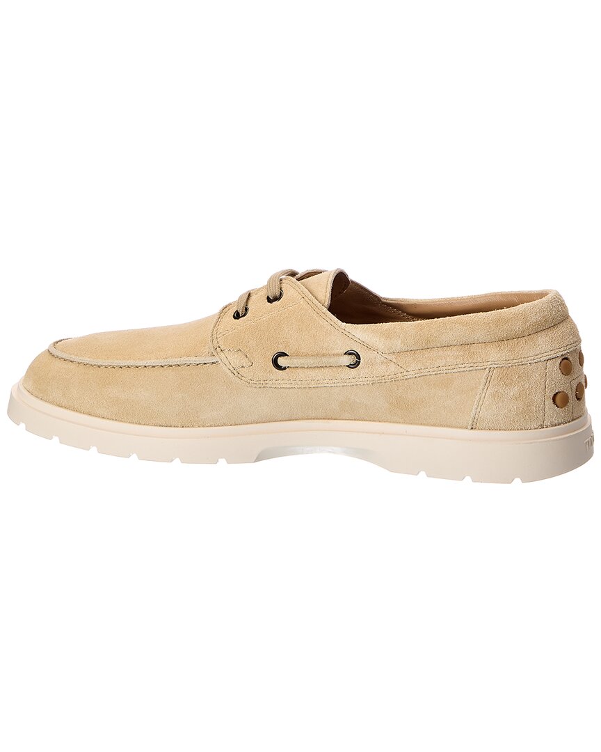 TOD's Tod’S Suede Boat Shoe