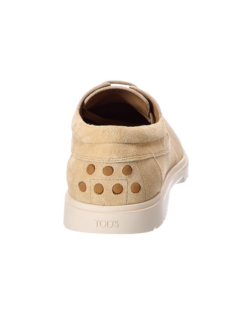TOD's Tod’S Suede Boat Shoe