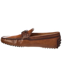 TOD's Tod's T Piatta + Treccia Pell Leather Driver