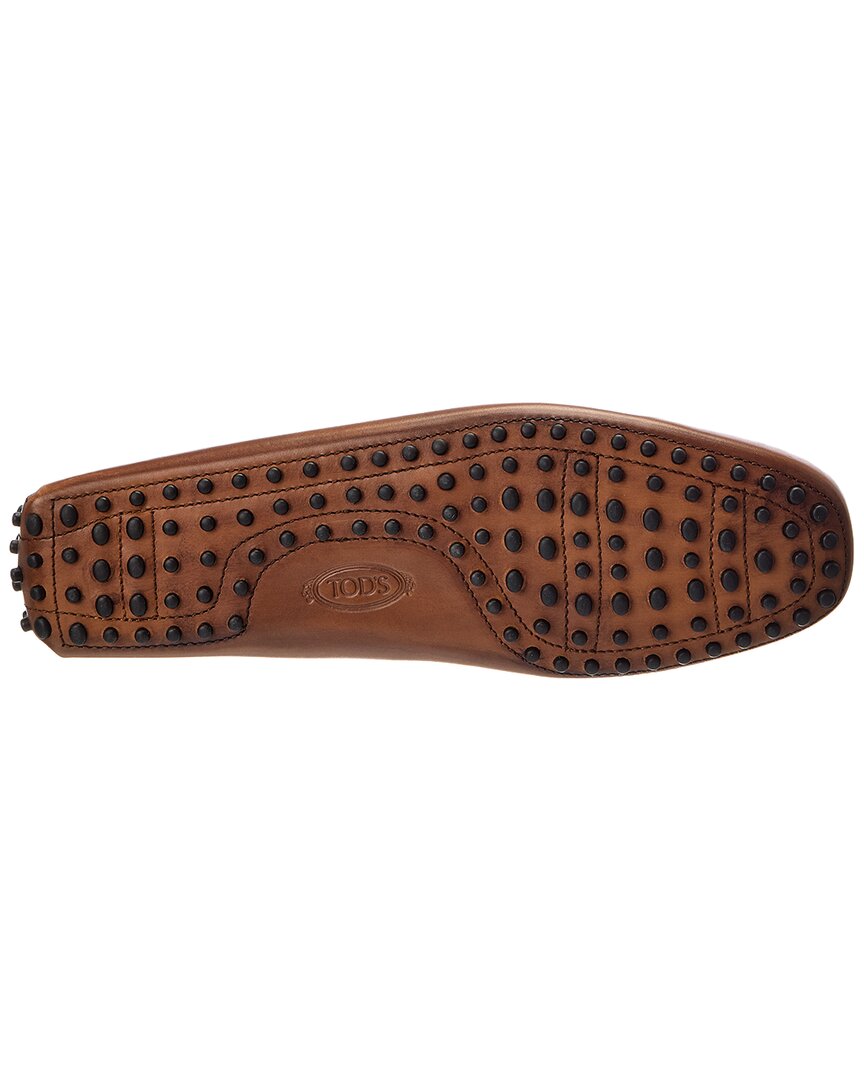TOD's Tod's T Piatta + Treccia Pell Leather Driver
