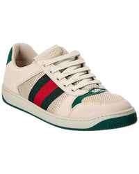 Gucci Gucci Leather & Mesh Sneaker