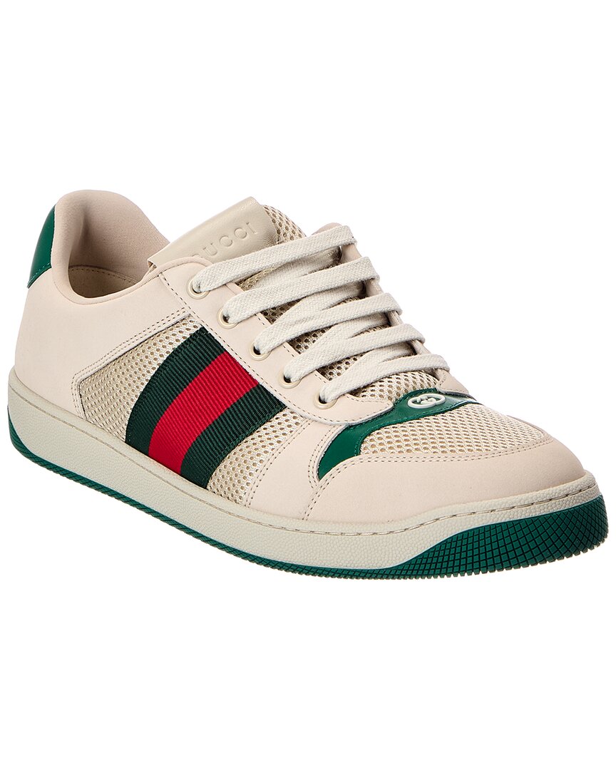 Gucci Gucci Leather & Mesh Sneaker