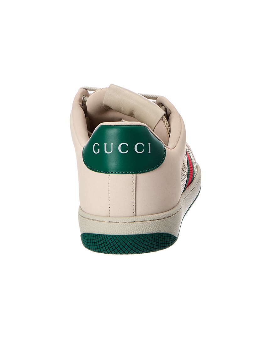 Gucci Gucci Leather & Mesh Sneaker