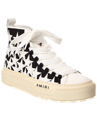 AMIRI Amiri Canvas & Leather High-Top Sneaker