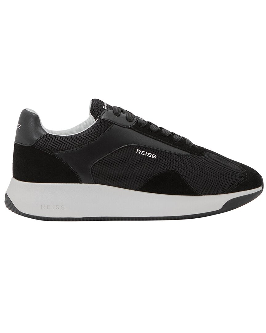 Reiss Reiss Emmett V2 Leather Trainer Sneaker